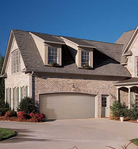 Lincoln Long Panel Sandtone Garage Door